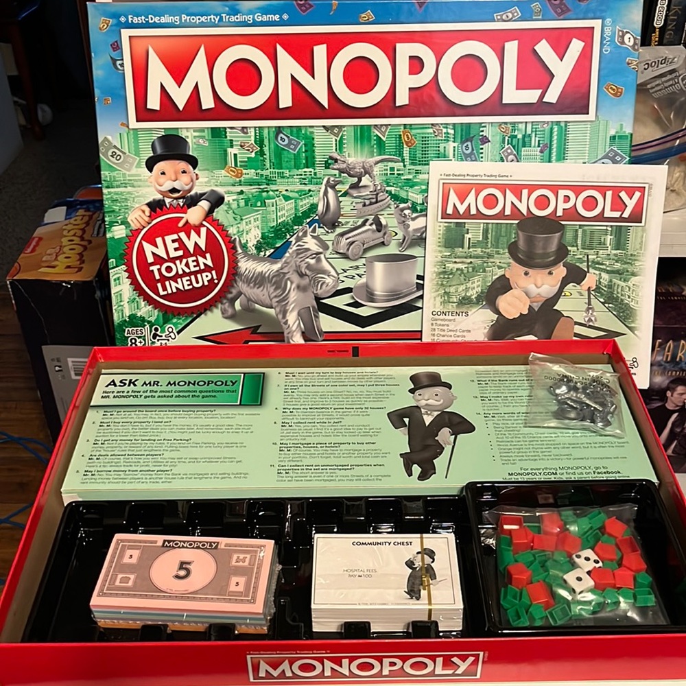 Monopoly New token Line up game